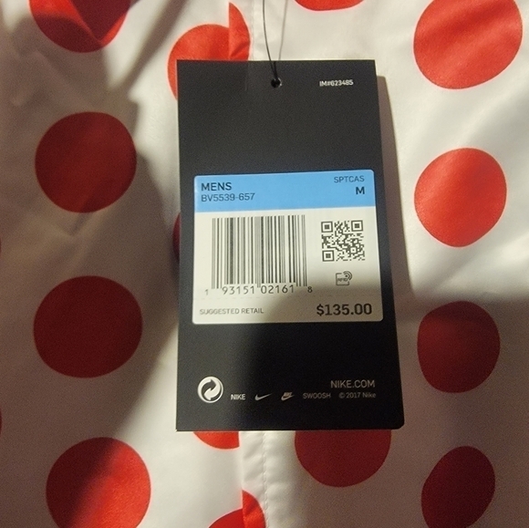 Nike Sportswear JDI Synthetic Fill Print Polka Dot Jacket Size Medium BV5539-657 - Picture 7 of 7